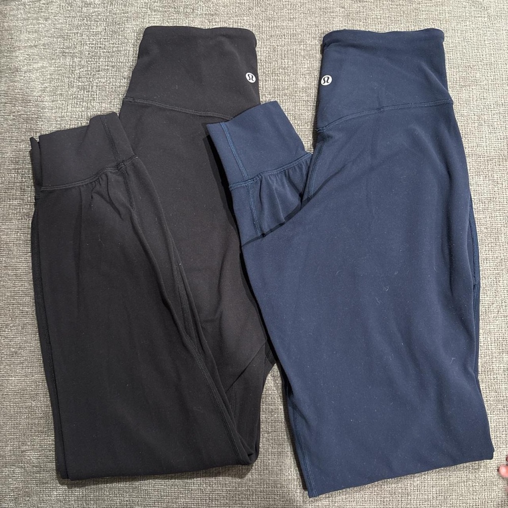 Lululemon Black and Blue Align Joggers Size 2